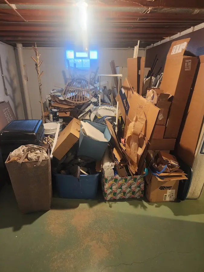 Roll-off dumpster container at job site for Construction Dumpster Rental in Tampa